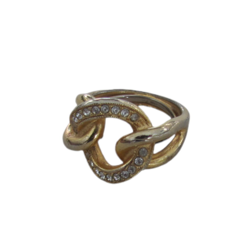 Gold and Stone Cocktail Ring